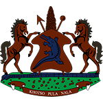 Wapenschild van de monarchie in Lesotho