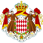 Wapenschild van de prinselijke familie van Monaco